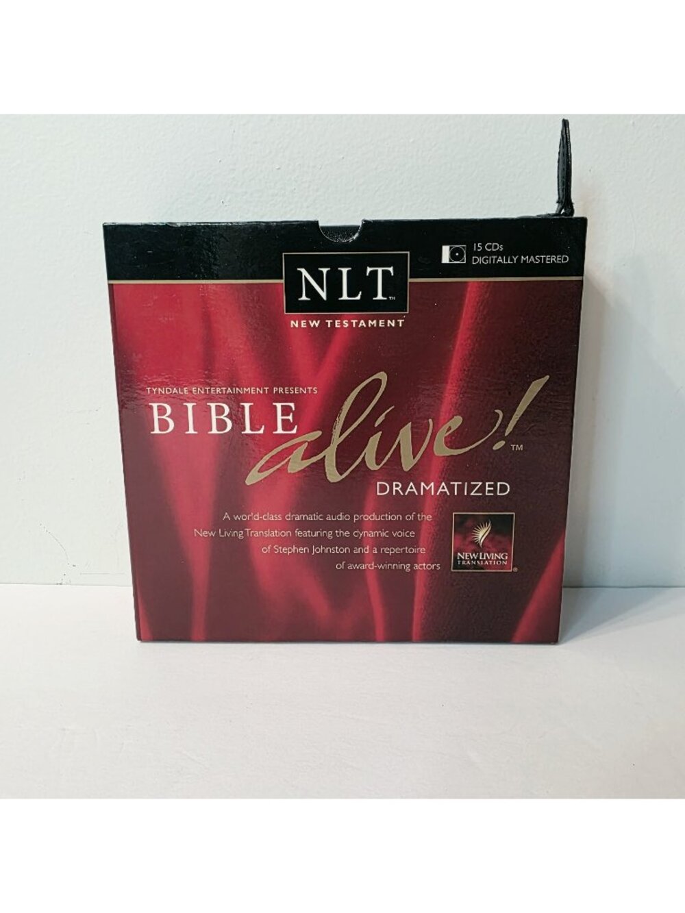 Bible Alive! Dramatized New Living Translation 2003 Tyndale CD's w/Carrying Case